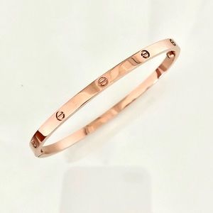 Rose Gold Screw Bracelet Small Model